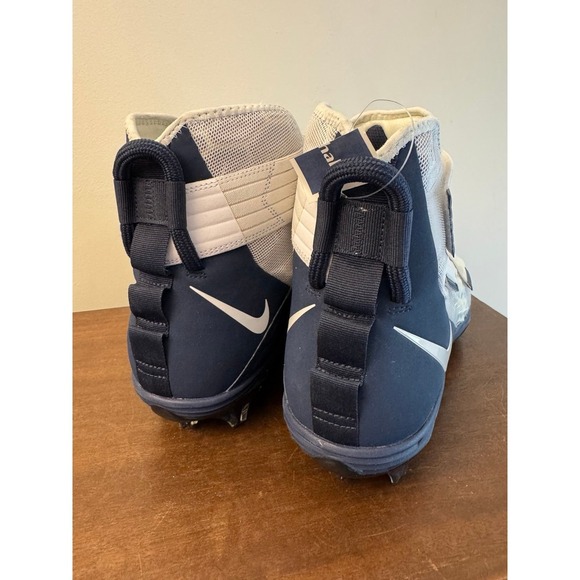 Nike Force Savage Elite 2 Football Cleats White/Navy Men's Size 17 NEVER WORN - Picture 4 of 9